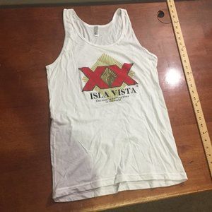Isla Vista White Tank Top